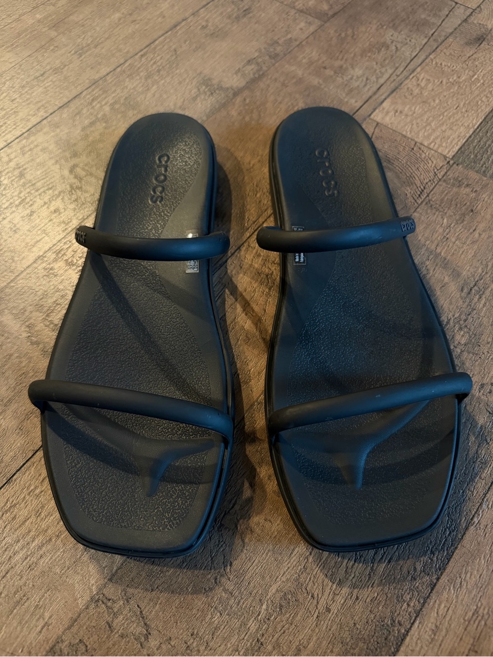 Crocs Miami Two-Strap Sandals Black